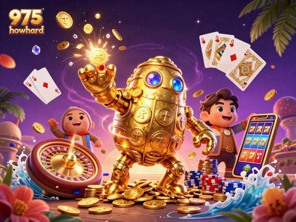 Score big with the 975howard slots, featuring gold coins and vibrant gameplay elements.