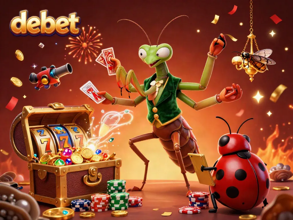 Engage in betting strategies at debet with vibrant slots and dynamic casino action.