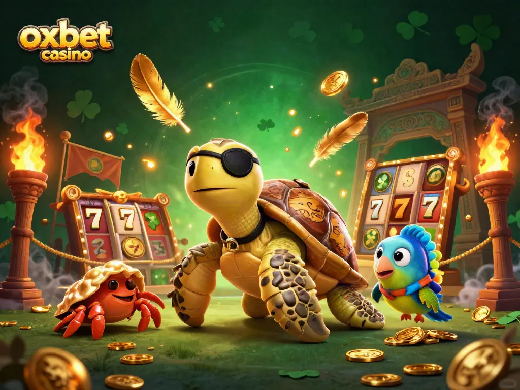 Experience exciting gameplay at oxbet casino with vibrant characters and immersive gambling elements.